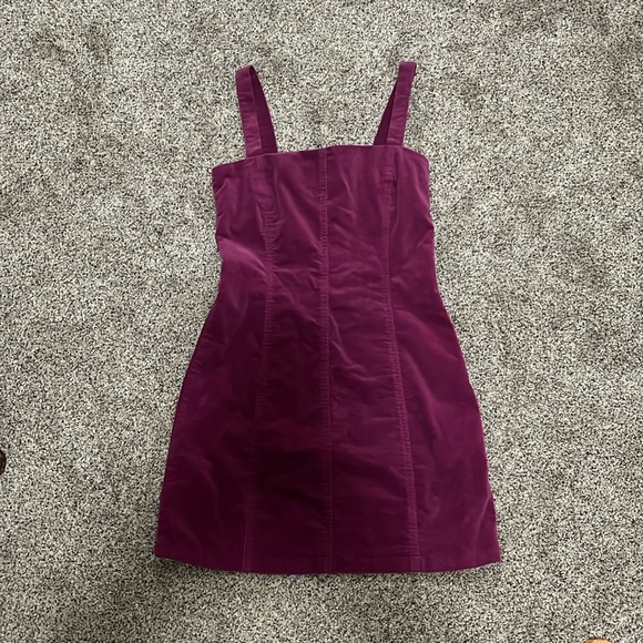 Velvet purple dress - Picture 1 of 3